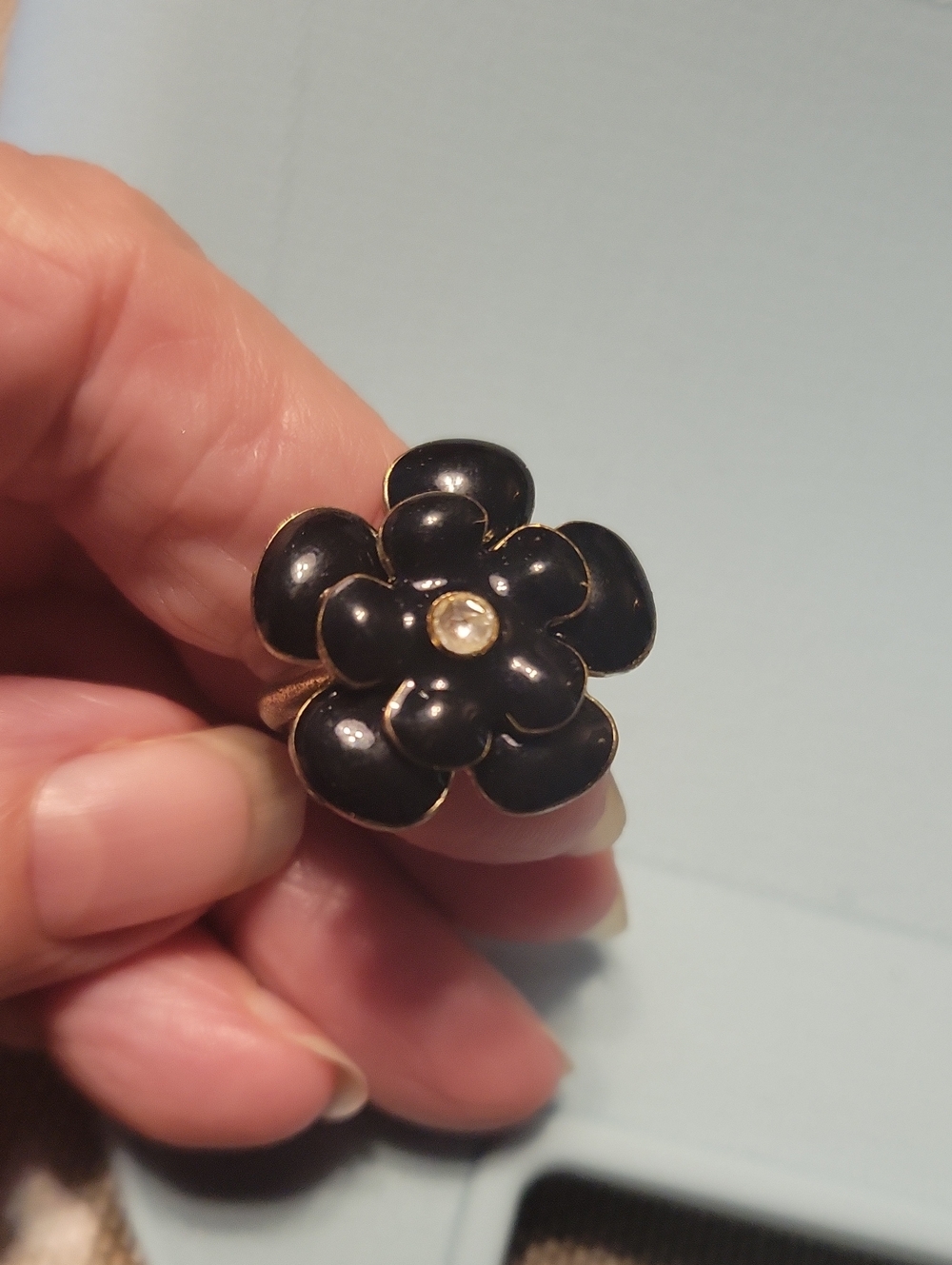Vintage Flower Ring Size 6.5